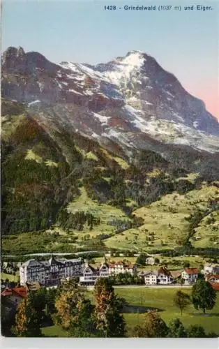 AK / Ansichtskarte  Grindelwald_BE mit Eiger