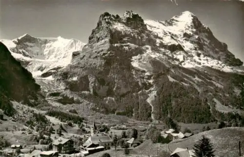 AK / Ansichtskarte  Grindelwald_BE Fiescherhoerner Hoernli und Eiger