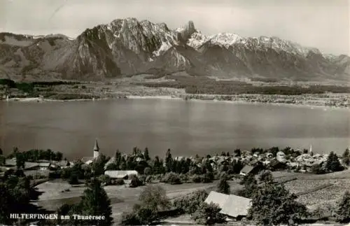 AK / Ansichtskarte  Hilterfingen_Thunersee_BE Panorama