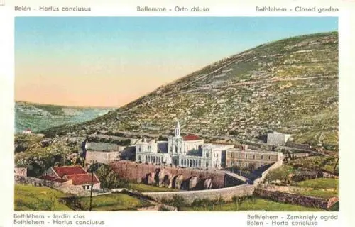 AK / Ansichtskarte  Bethlehem__Yerushalayim_Israel Closed garden