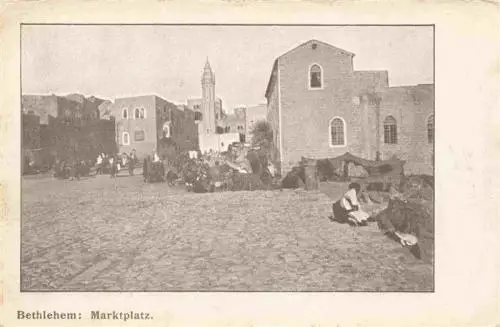 AK / Ansichtskarte  Bethlehem__Yerushalayim_Israel Marktplatz