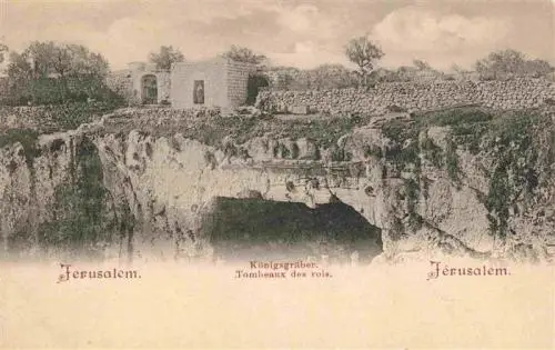 AK / Ansichtskarte  Jerusalem__Yerushalayim_Israel Koenigsgraeber Tombeaux des rois