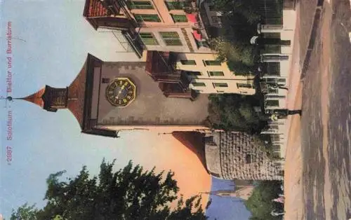 AK / Ansichtskarte  Solothurn_Soleure_SO Bieltor und Burristurm
