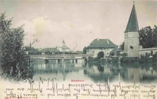 AK / Ansichtskarte  Solothurn_Soleure_SO Partie an der Aare