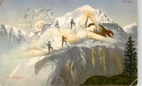 AK / Ansichtskarte  Jungfrau_4167m_BE Illustration