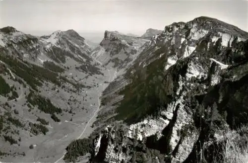 AK / Ansichtskarte  Justistal_Merligen_BE Blick vom Niederhorn Beatenberg Burst Sichel Scheibe Burgfeldstand