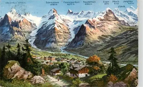 AK / Ansichtskarte  Grindelwald_BE Panoramakarte