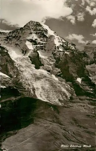 AK / Ansichtskarte  Kleine_Scheidegg_Interlaken_BE mit Moench