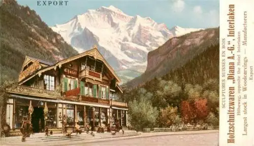 AK / Ansichtskarte  INTERLAKEN_BE Holzschnitzwaren Diana AG