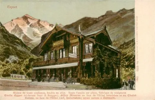 AK / Ansichtskarte  INTERLAKEN_BE Maison de toute confiance