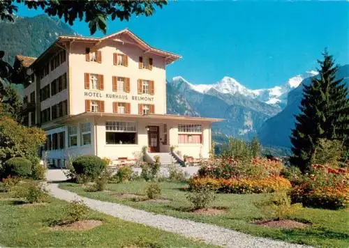 AK / Ansichtskarte  Wilderswil_Wilderswyl_BE Hotel Kurhaus Belmont mit Eiger Moench und Jungfrau