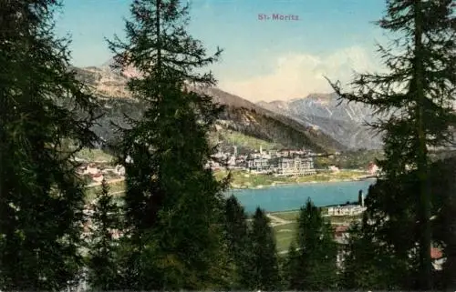 AK / Ansichtskarte  St_Moritz__SANKT_MORITZ_GR Panorama