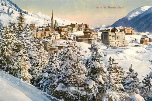 AK / Ansichtskarte  St_Moritz__SANKT_MORITZ_GR Panorama