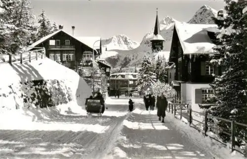 AK / Ansichtskarte  AROSA_GR Winterliche Dorfstrasse