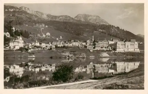 AK / Ansichtskarte  St_Moritz__SANKT_MORITZ_GR Dorf Panorama