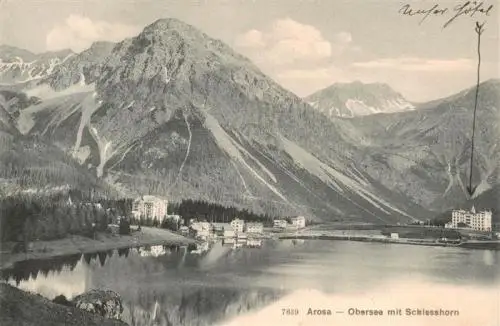 AK / Ansichtskarte  Obersee_GL mit Schiesshorn