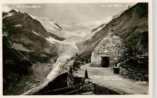 AK / Ansichtskarte  Sassal_Masone_GR mit Palue Gletscher