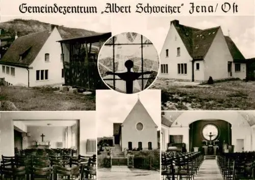 AK / Ansichtskarte 73961200 Jena__Thueringen Gemeindezentrum Albert Schweitzer Kirche Inneres