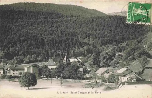 AK / Ansichtskarte  Saint-Cergue_St-Cergue_Nyon_VD Le village et la Dôle
