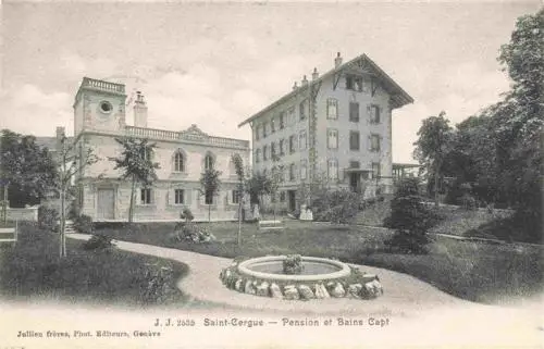 AK / Ansichtskarte  Saint-Cergue_St-Cergue_Nyon_VD Pension et Bains Capt