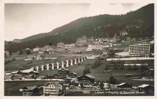 AK / Ansichtskarte  Leysin_VD Feydey et Quartier Ouest
