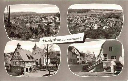 AK / Ansichtskarte  Haiterbach Motive Stadtzentrum Panorama