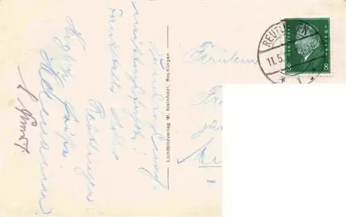 AK / Ansichtskarte  Betzingen_Reutlingen Panorama Blick gegen Achalm