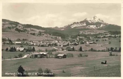 AK / Ansichtskarte  Wertach_Bayern Panorama Blick zum Gruenten