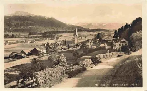 AK / Ansichtskarte  Martinszell_Allgaeu_Waltenhofen_Bayern Panorama