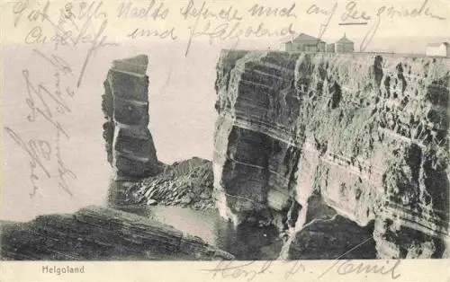 AK / Ansichtskarte  HELGOLAND Kuestenpanorama Steilkueste Lange Anna