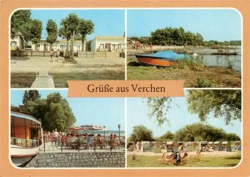 AK / Ansichtskarte  Verchen Bungalows am Kummerower See Naherholungszentrum Schiffsgaststaette Brandenburg Am Strand