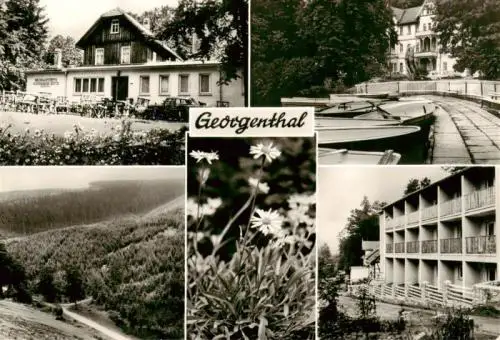 AK / Ansichtskarte 73961328 Georgenthal_Gotha Waldgaststaette Wechmarer Huette Kurhotel Schlossbrunntal