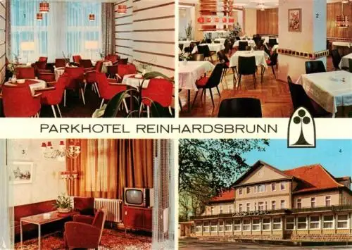AK / Ansichtskarte 73961343 Reinhardsbrunn Parkhotel Gastraeume