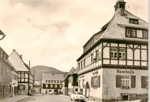 AK / Ansichtskarte  Geising_Erzgebirge Hauptstrasse mit Geisingberg