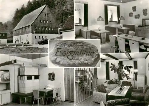 AK / Ansichtskarte  Dippoldiswalde_Osterzgebirge Gaestehaus des Praesidiums Essigmuehle Teilansichten