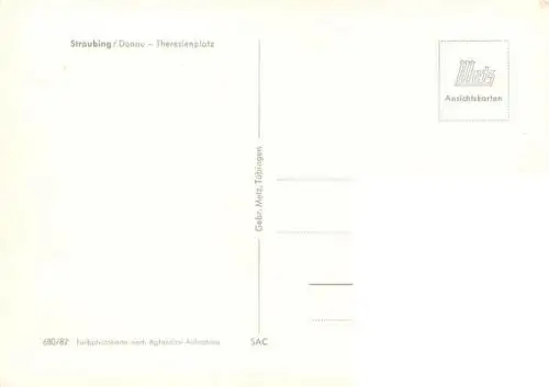 AK / Ansichtskarte  Straubing Theresienplatz