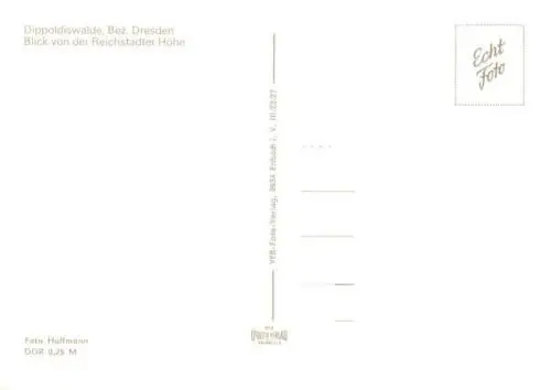 AK / Ansichtskarte  Dippoldiswalde_Osterzgebirge Blick von der Reichsstaedter Hoehe