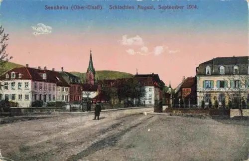 AK / Ansichtskarte  Sennheim_68_Haut-Rhin Schlachten August/September 1914 Westlicher Kriegsschauplatz 1. Weltkrieg