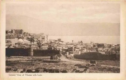 AK / Ansichtskarte  Tiberias_Israel General view with lake