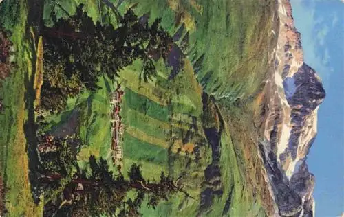 AK / Ansichtskarte  Avers-Juf_GR Panorama mit Weissberg