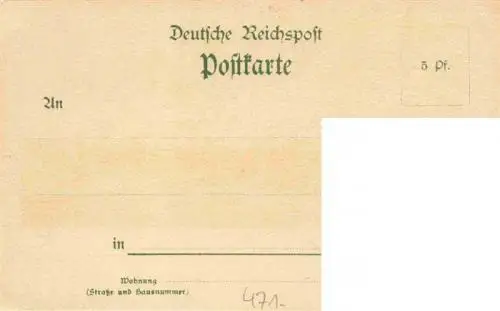 AK / Ansichtskarte  Duisburg__Ruhr um das Jahr 1820 Deutsche Reichspost Kuenstlerkarte