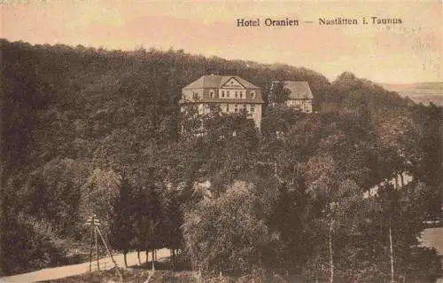 AK / Ansichtskarte 73961466 Nastaetten_Taunus Hotel Oranien