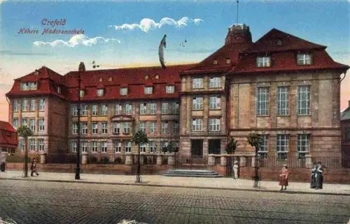 AK / Ansichtskarte  Crefeld_KREFELD Hoehere Maedchenschule