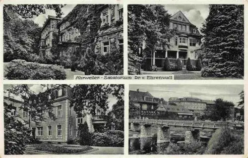 AK / Ansichtskarte  Ahrweiler_BAD_NEUENAHR-AHRWEILER Sanatorium Dr. von Ehrenwall Bruecke