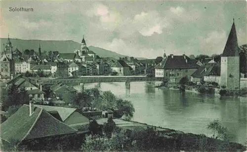 AK / Ansichtskarte  Solothurn_Soleure_SO Blick ueber die Aare