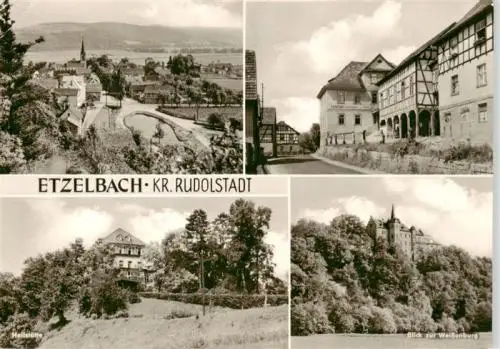 AK / Ansichtskarte  Etzelbach__Uhlstaedt-Kirchhasel_Thueringen Teilansichten Heilstaette Blick zur Weissenburg