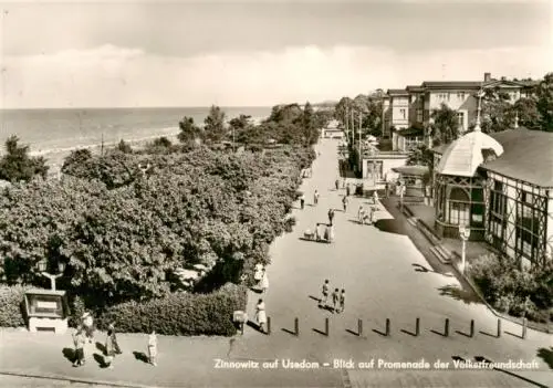 AK / Ansichtskarte  ZINNOWITZ_Ostseebad Promenade der Voelkerfreundschaft