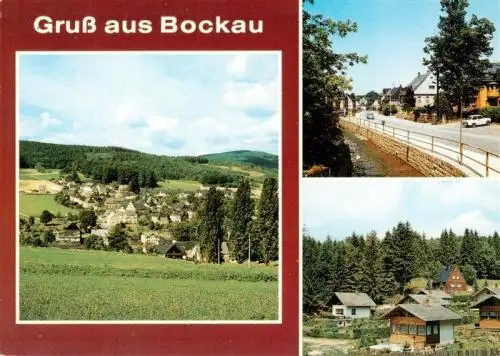 AK / Ansichtskarte  Bockau_Erzgebirgskreis Panorama Karl Marx Strasse Bungalows