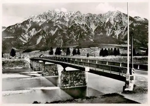 AK / Ansichtskarte  Buchs__Buchs-Werdenberg_SG Rheinbruecke Dreischwestern