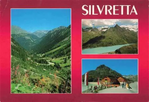AK / Ansichtskarte 73961674 Gaschurn_Vorarlberg Silvretta-Stausee im Montafon Bergrestaurant Landschaftspanorama Alpen